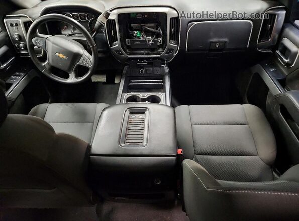 3GCUKREC8JG625598 2018 CHEVROLET SILVERADO Black Widok deski rozdzielczej