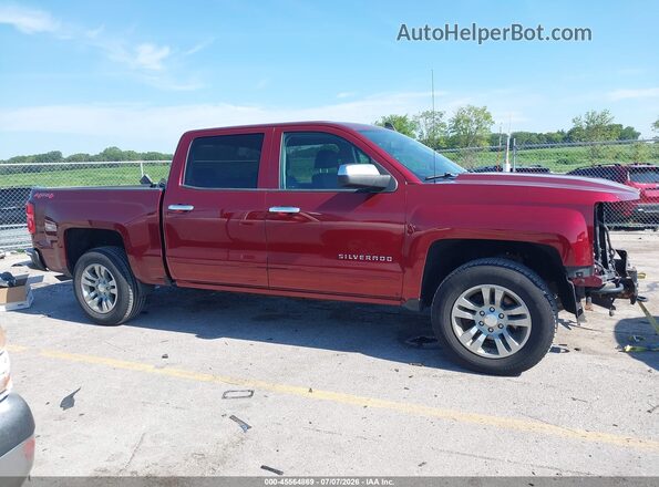 3GCUKREC9GG179180 2016 CHEVROLET SILVERADO Red Rear interior view