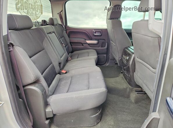 3GCUKREC9GG236090 2016 CHEVROLET SILVERADO Silver უკანა სავარძლების ხედი