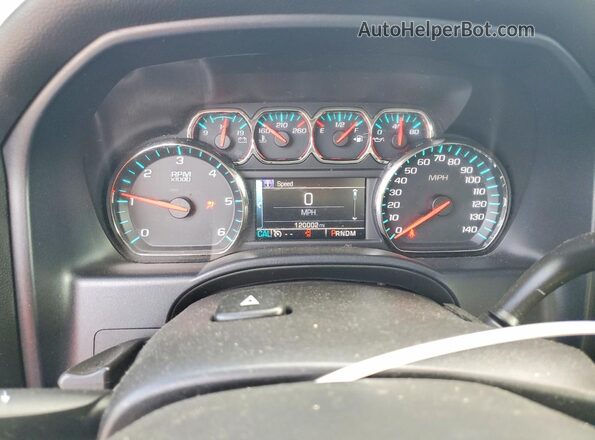 3GCUKREC9GG386930 2016 CHEVROLET SILVERADO Black ხელსაწყოთა პანელის ხედი