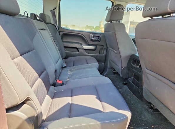 3GCUKREC9GG388287 2016 CHEVROLET SILVERADO Black Հետևի նստատեղերի տեսք