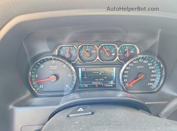 3GCUKREC9GG388287 2016 CHEVROLET SILVERADO Black Սարքավորումների վահանակի տեսք