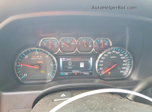 3GCUKREC9HG329256 2017 CHEVROLET SILVERADO Silver Widok zestawu wskaźników