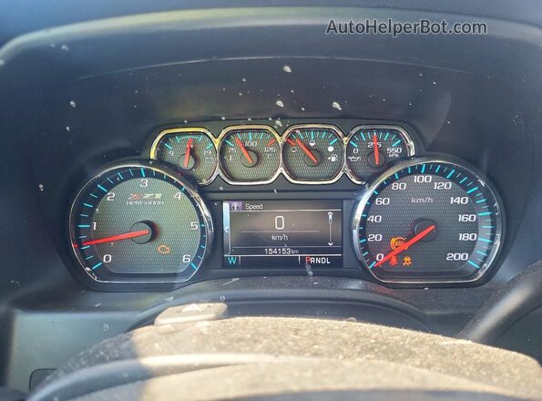3GCUKREC9JG262258 2018 CHEVROLET SILVERADO Красный Вид щитка приборов