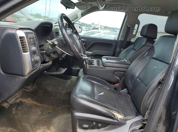 3GCUKREC9JG294627 2018 CHEVROLET SILVERADO Серый Вид салона спереди