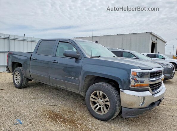 3GCUKREC9JG294627 2018 CHEVROLET SILVERADO Серый Передняя правая четверть