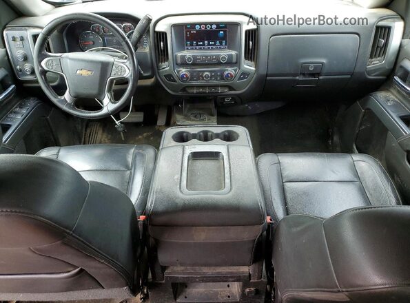 3GCUKREC9JG294627 2018 CHEVROLET SILVERADO Серый Вид панели приборов