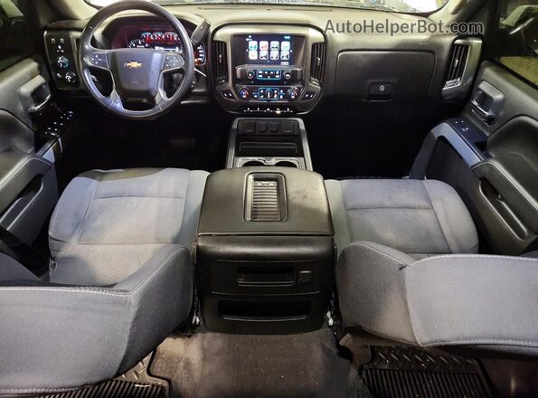 3GCUKREC9JG475971 2018 CHEVROLET SILVERADO White Вид панелі приладів