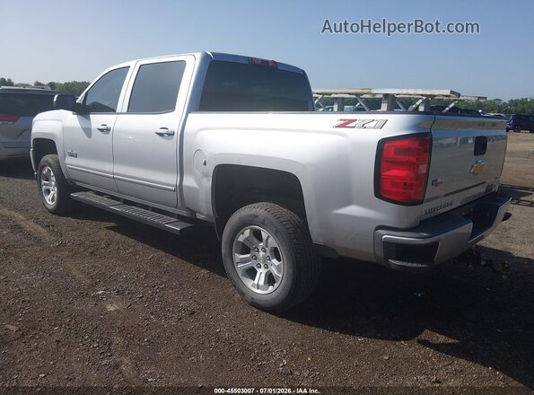 3GCUKREC9JG626727 2018 CHEVROLET SILVERADO Silver Trasero izquierdo
