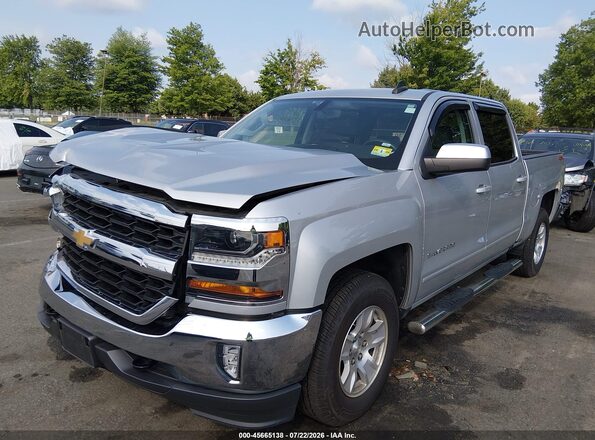 3GCUKREC9JG646203 2018 CHEVROLET SILVERADO Silver Przód lewy