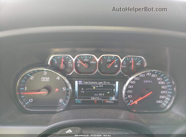 3GCUKREC9JG646203 2018 CHEVROLET SILVERADO Silver Widok tylnych siedzeń