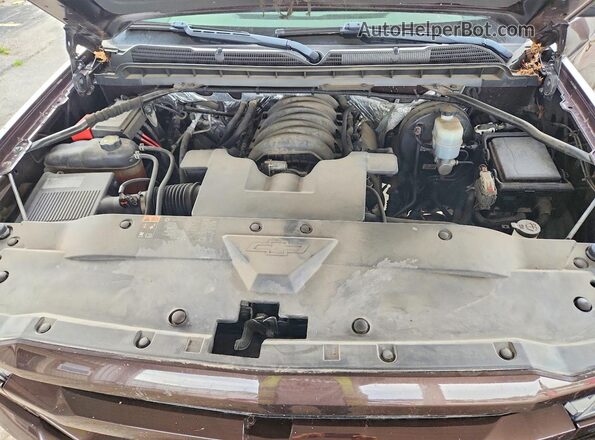 3GCUKRECXGG228838 2016 CHEVROLET SILVERADO Brown უკანა სალონის ხედი