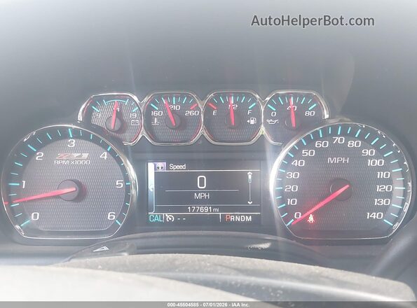 3GCUKRECXGG305305 2016 CHEVROLET SILVERADO Silver Vista de los asientos traseros