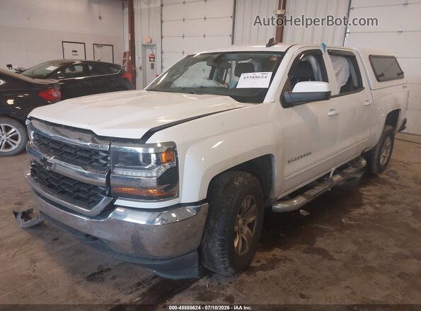 3GCUKRECXGG308656 2016 CHEVROLET SILVERADO White წინა მარცხენა ხედი სამი მეოთხედიდან