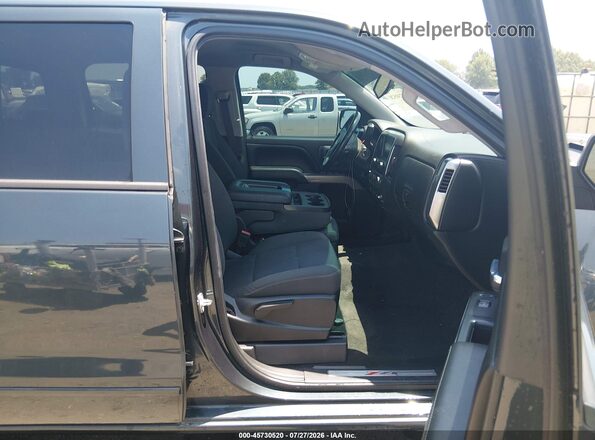 3GCUKRECXHG188360 2017 CHEVROLET SILVERADO Gray Widok wnętrza z przodu