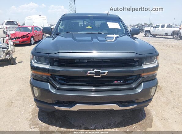 3GCUKRECXHG188360 2017 CHEVROLET SILVERADO Gray Widok zestawu wskaźników