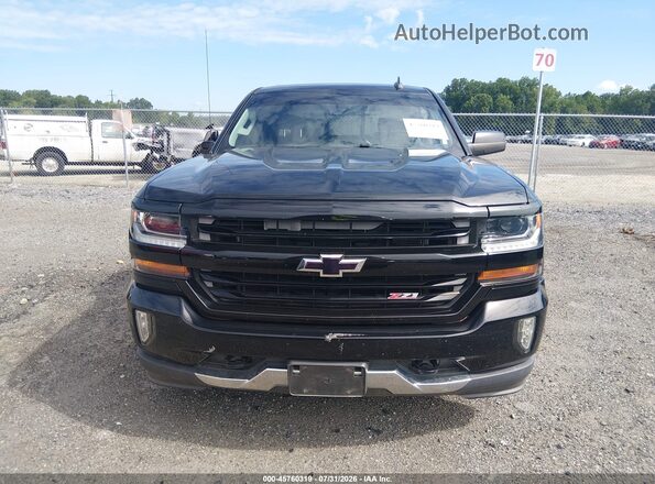 3GCUKRECXHG225732 2017 CHEVROLET SILVERADO Black Vista del cuadro de instrumentos