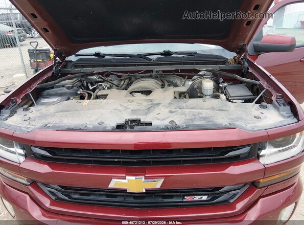 3GCUKRECXHG337883 2017 CHEVROLET SILVERADO Red Вид ззаду