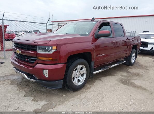 3GCUKRECXHG337883 2017 CHEVROLET SILVERADO Red Передня ліва чверть