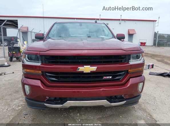 3GCUKRECXHG337883 2017 CHEVROLET SILVERADO Red Вид щитка приладів