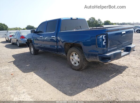 3GCUKRECXHG444495 2017 CHEVROLET SILVERADO Blue Задня ліва чверть