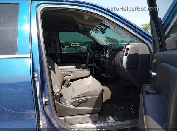 3GCUKRECXHG444495 2017 CHEVROLET SILVERADO Blue Вид салону спереду