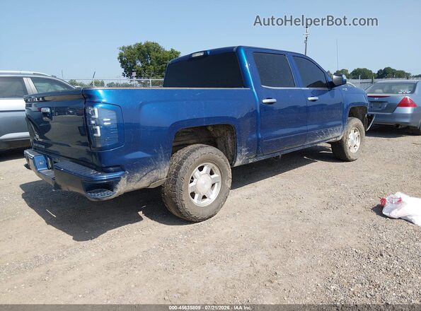 3GCUKRECXHG444495 2017 CHEVROLET SILVERADO Blue Задня права чверть