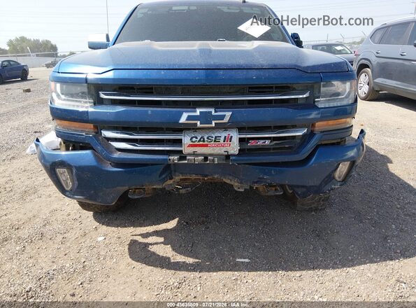 3GCUKRECXHG444495 2017 CHEVROLET SILVERADO Blue Вид спереду