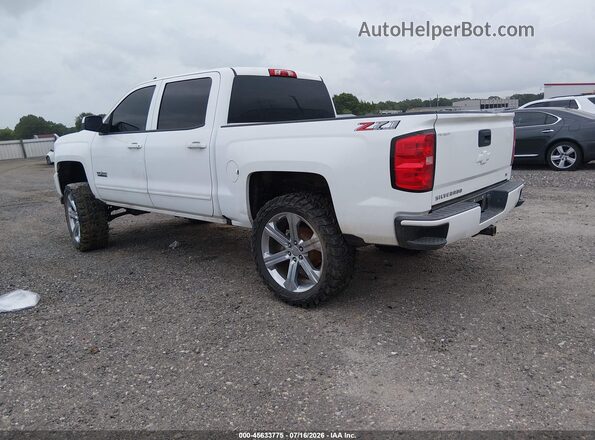 3GCUKRECXJG269896 2018 CHEVROLET SILVERADO White Trasero izquierdo