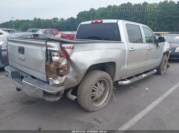 3GCUKRECXJG545834 2018 CHEVROLET SILVERADO Gray უკანა მარჯვენა
