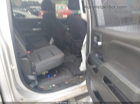 3GCUKRECXJG545834 2018 CHEVROLET SILVERADO Gray VIN კოდის სტიკერის ხედი