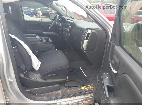 3GCUKRECXJG545834 2018 CHEVROLET SILVERADO Gray წინა სალონის ხედი