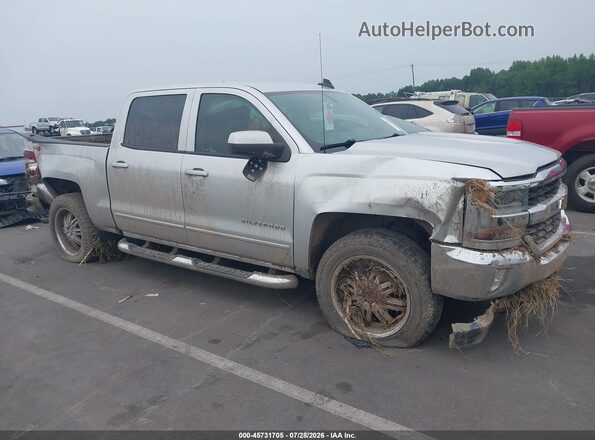 3GCUKRECXJG545834 2018 CHEVROLET SILVERADO Gray უკანა სალონის ხედი