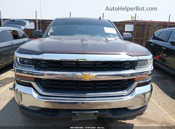 3GCUKREH2GG183695 2016 CHEVROLET SILVERADO Brown ხელსაწყოთა პანელის ხედი
