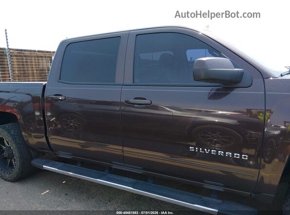 3GCUKREH2GG183695 2016 CHEVROLET SILVERADO Brown უკანა სალონის ხედი
