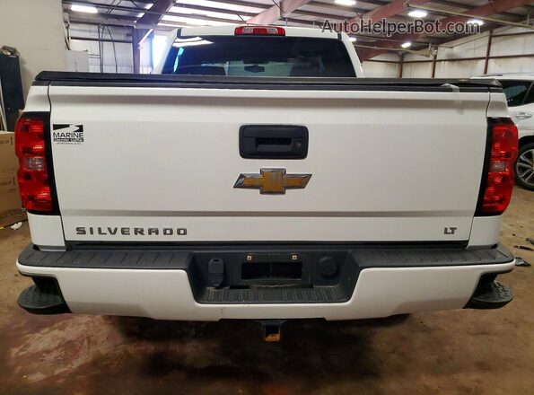 3GCUKREHXHG427854 2017 CHEVROLET SILVERADO White Հետևի տեսք