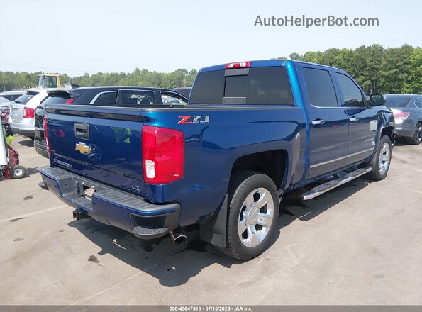 3GCUKSEC3JG492384 2018 CHEVROLET SILVERADO Blue Tył prawy