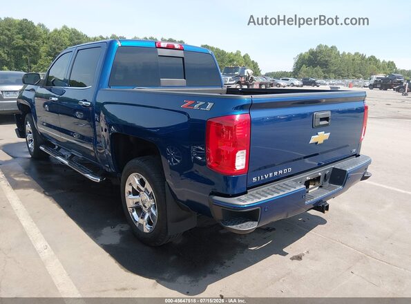 3GCUKSEC3JG492384 2018 CHEVROLET SILVERADO Blue Tył lewy