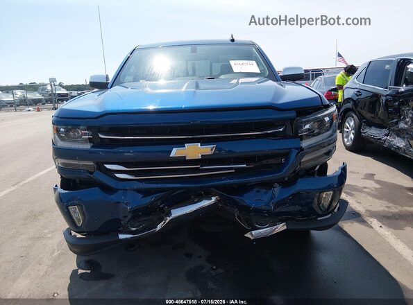 3GCUKSEC3JG492384 2018 CHEVROLET SILVERADO Blue Widok z przodu