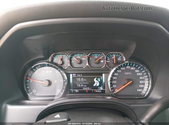 3GCUKSEC3JG492384 2018 CHEVROLET SILVERADO Blue Widok tylnych siedzeń