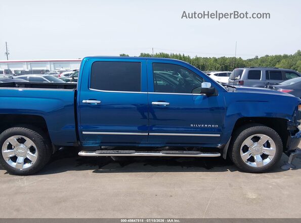 3GCUKSEC3JG492384 2018 CHEVROLET SILVERADO Blue Widok wnętrza z tyłu