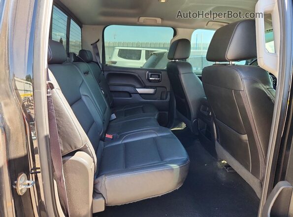 3GCUKSEC4GG276066 2016 CHEVROLET SILVERADO Black Rear seats view