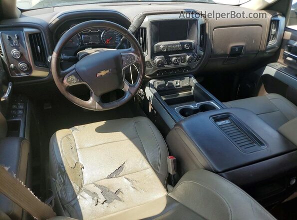 3GCUKSEC4HG346022 2017 CHEVROLET SILVERADO Black Dashboard view