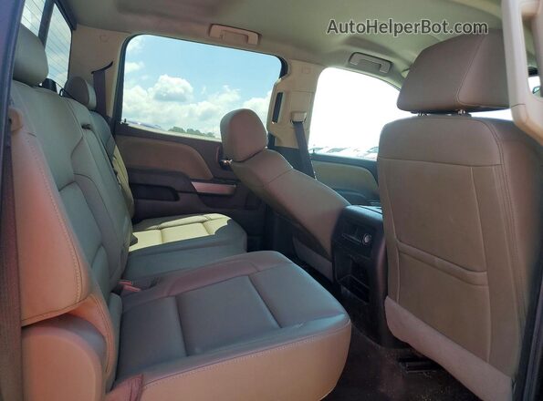 3GCUKSEC4HG346022 2017 CHEVROLET SILVERADO Black Rear seats view