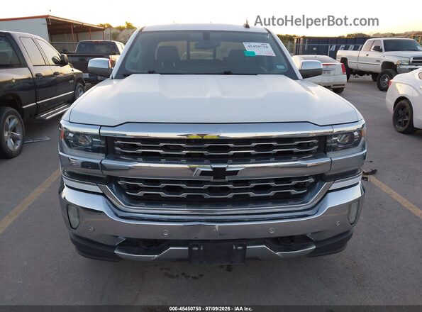 3GCUKSEC4JG178761 2018 CHEVROLET SILVERADO White Вид щитка приладів