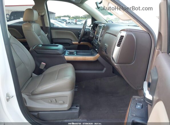 3GCUKSEC4JG178761 2018 CHEVROLET SILVERADO White Вид салону спереду