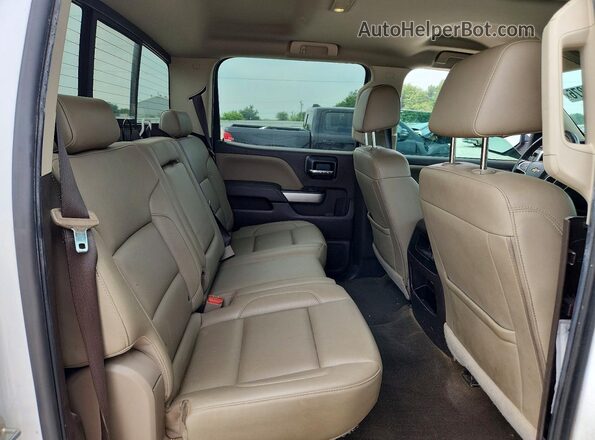 3GCUKSEC4JG373260 2018 CHEVROLET SILVERADO White Rear seats view