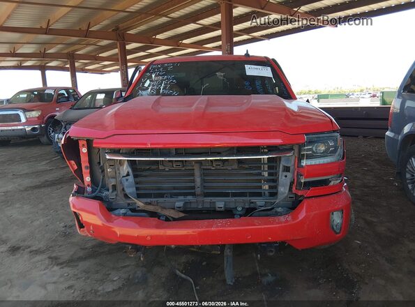 3GCUKSEC6JG119792 2018 CHEVROLET SILVERADO Red Դիմացի տեսք