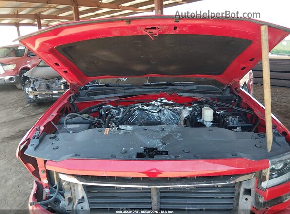 3GCUKSEC6JG119792 2018 CHEVROLET SILVERADO Red Հետևի տեսք