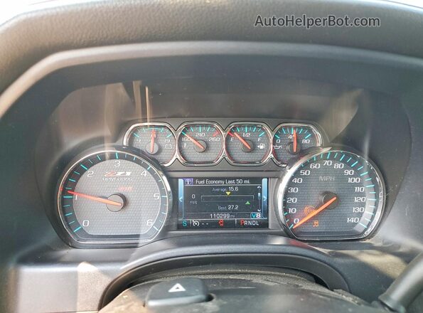 3GCUKSEC7HG464680 2017 CHEVROLET SILVERADO Silver Widok zestawu wskaźników